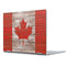 Canadian Flag Dark Wood Pixelbook Skin